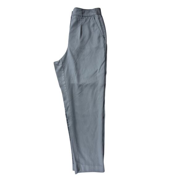 Croft & Barrow 100% Lyocell Light Steel Blue Pants Sz 12 Tapered Leg - Picture 1 of 5